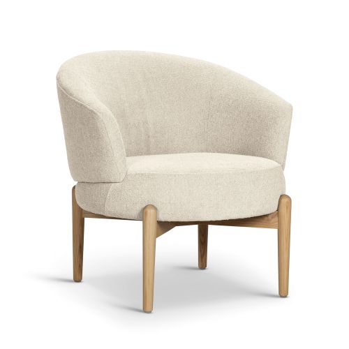 כורסה עגולה FLEECY בצבע 