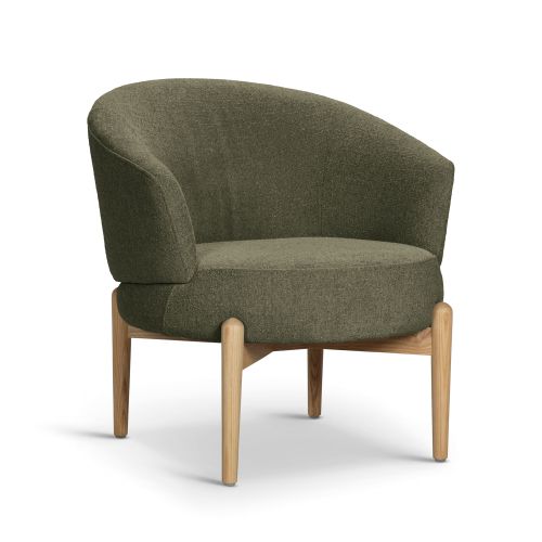 כורסה עגולה FLEECY בצבע 