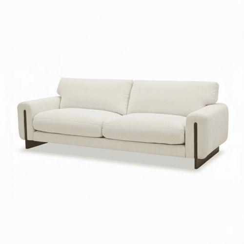 ספה עם רגלי עץ PRESTIGE בצבע 