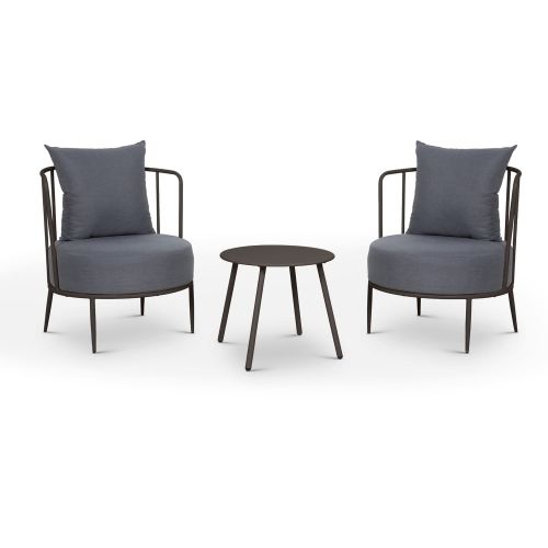 סט ישיבה למרפסת ROSE בצבע 