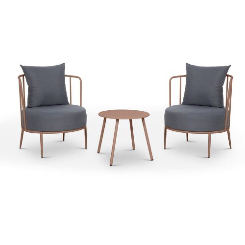 סט ישיבה למרפסת ROSE בצבע 