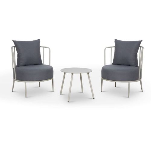 סט ישיבה למרפסת ROSE בצבע 