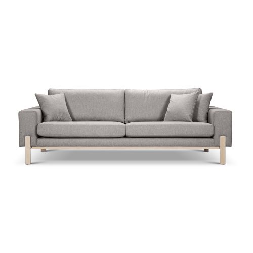 ספה תלת מושבית עם רגלי עץ SLAY בצבע 