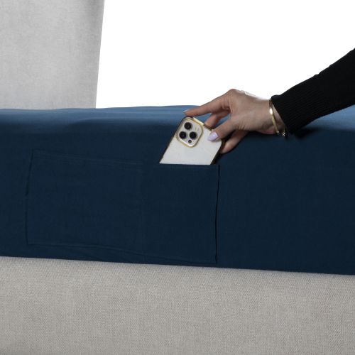 NAPOCKET סדין זוגי עם כיס! בצבע 