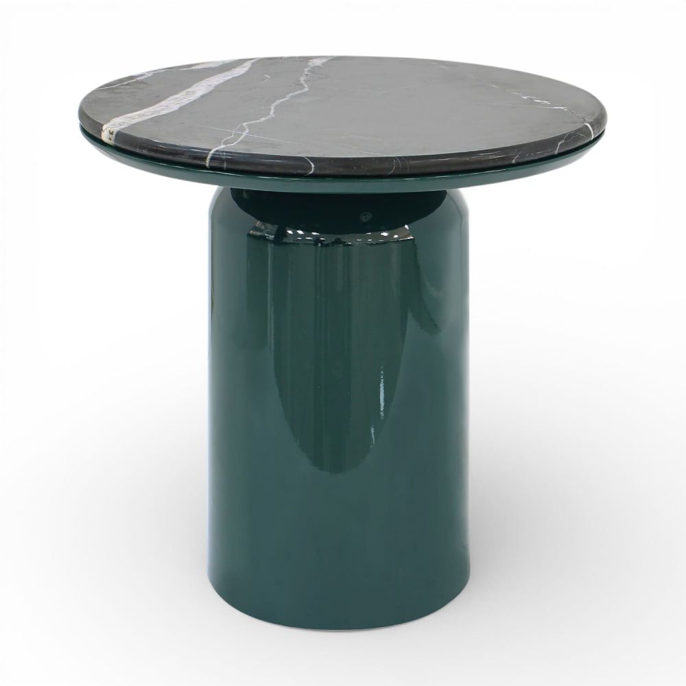 שולחן צד PEBBLE בצבע ירוק