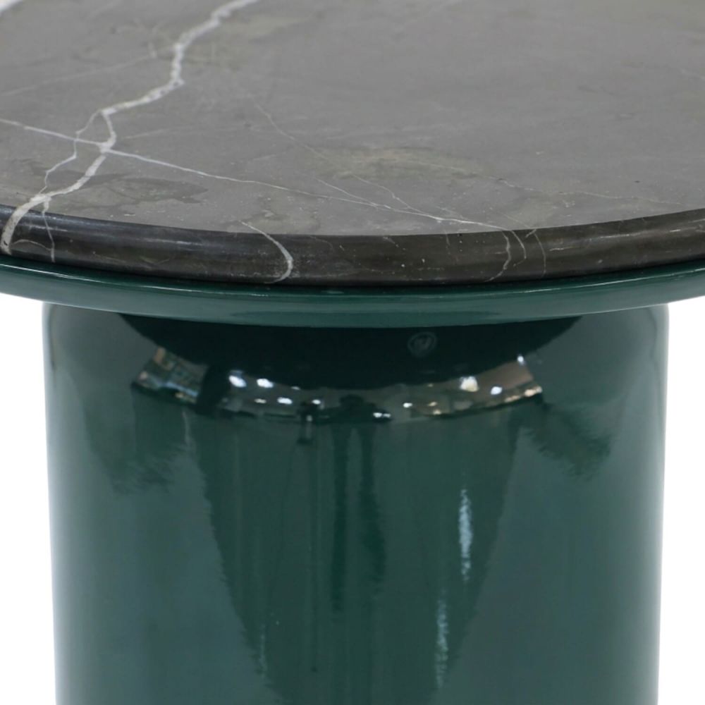 שולחן צד PEBBLE בצבע ירוק