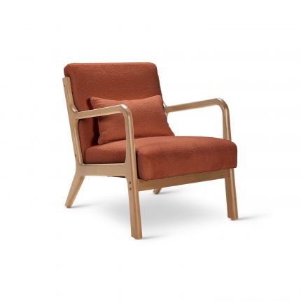 כורסה מעוצבת LAZY בצבע 