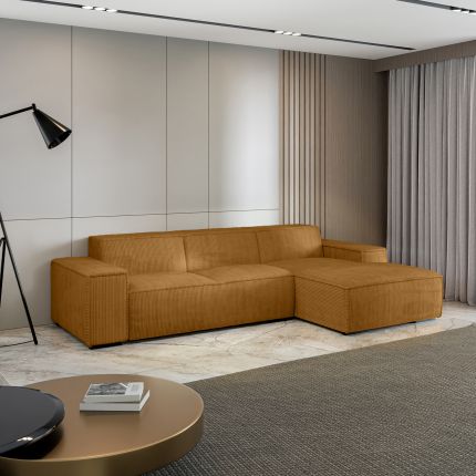 ספת קורדרוי עם שזלונג GROOVE בצבע {color}