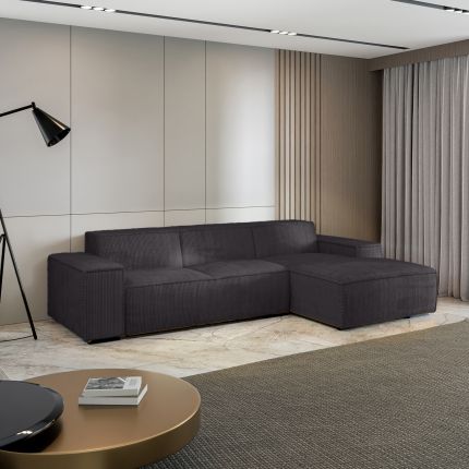 ספת קורדרוי עם שזלונג GROOVE בצבע {color}