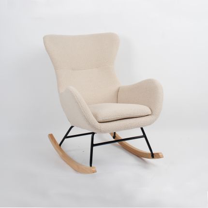 כורסת  נדנדה SMASH בצבע Teddy Bear קרם