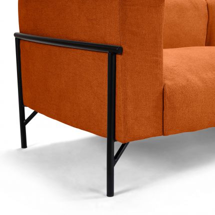 ספה תלת מושבית MOOD בצבע POLY כתום