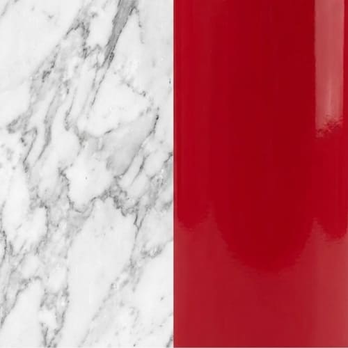 GLOSSY אדום/שיש